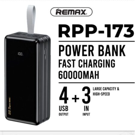 REMAX 60000mah Power Bank RPP-173 22.5W Fast Charge